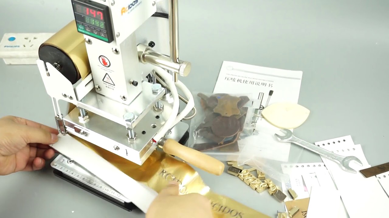 Maquina de Estampado con Foil