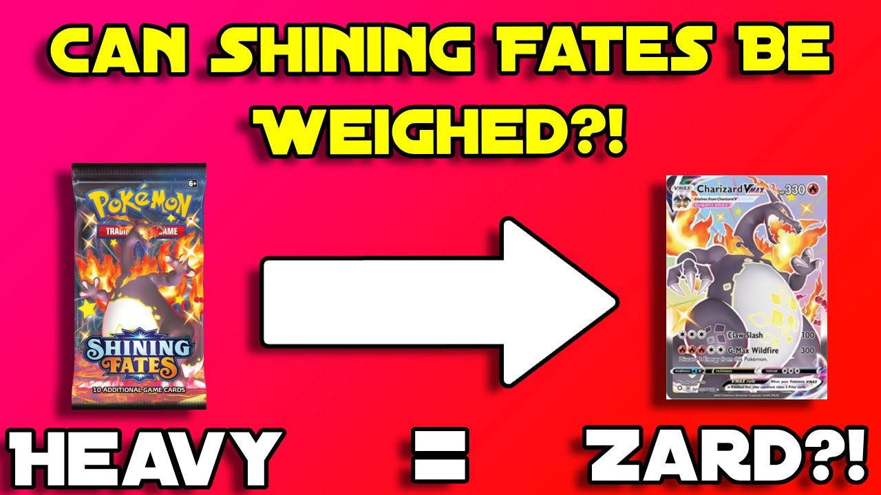 Can You Weigh Pokémon Shining Fates Packs?! | Shining Fates Opening!