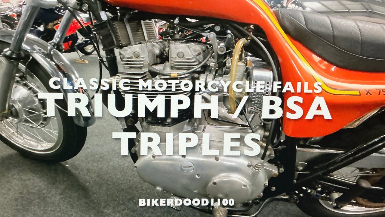 Неудачные попытки сборки классических мотоциклов: Triumph и BSA Triple.