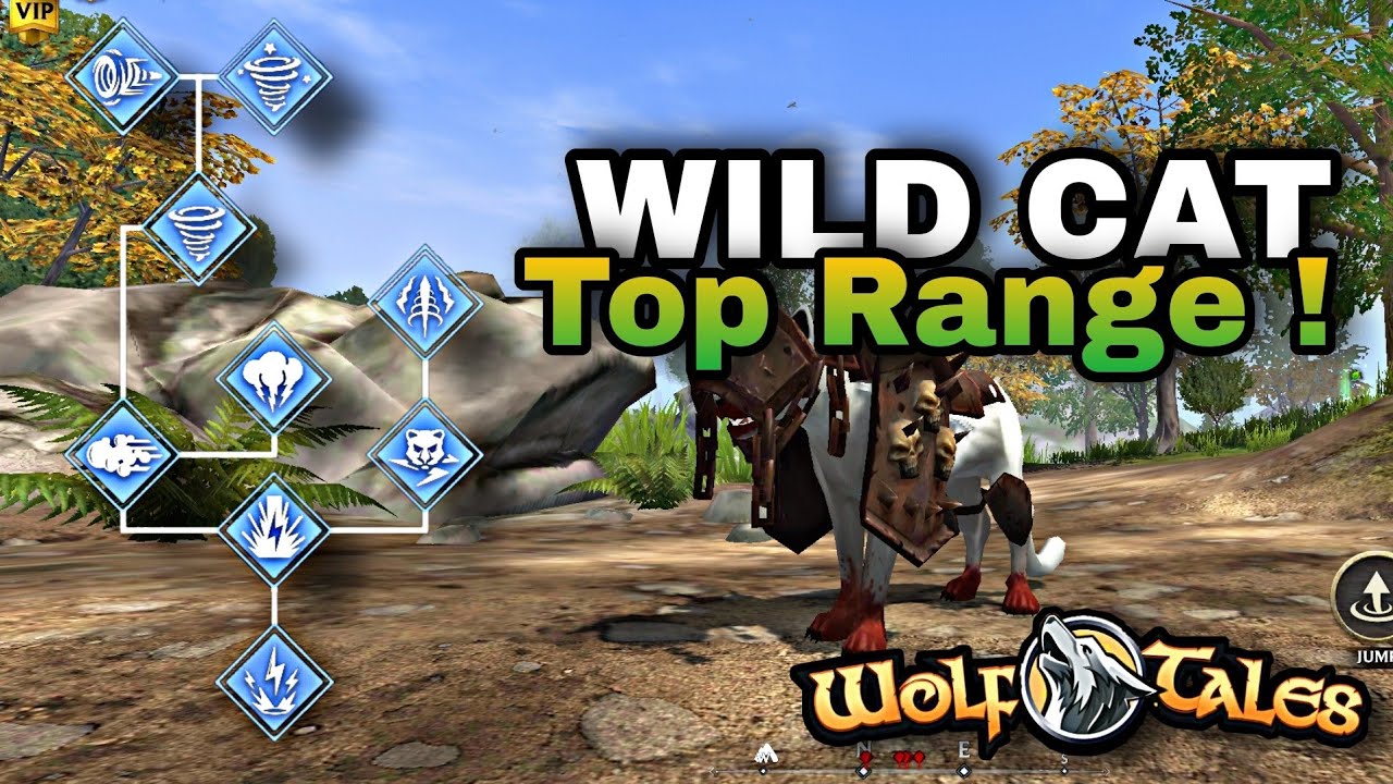 The Best Range Ability of Wild Cat! | Wolf Tales || 4017