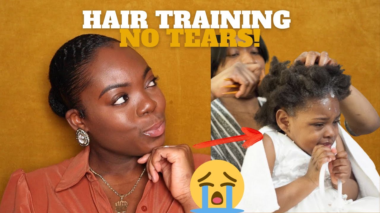 How to train baby to get hair done | How to prevent a stressed child and tears on hair days