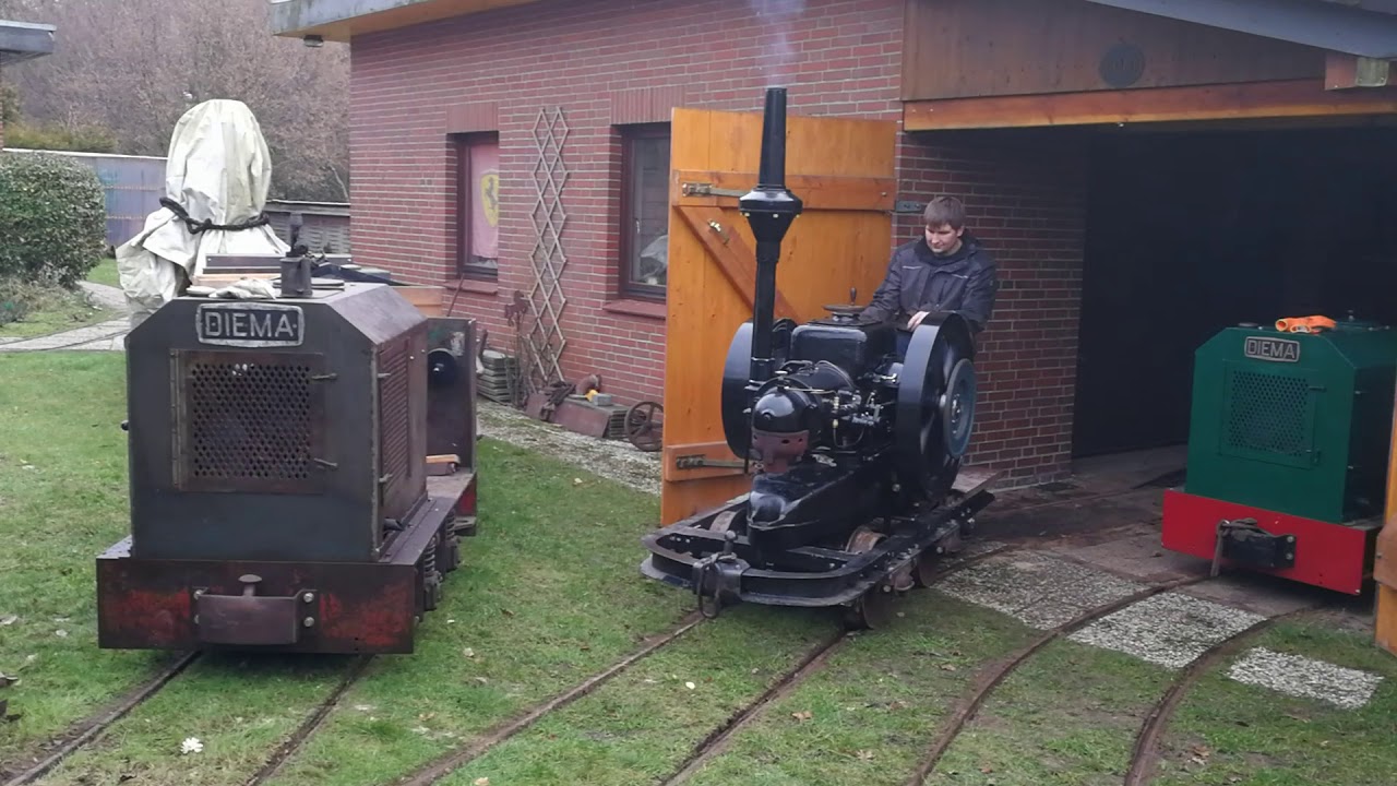 LANZ LOK FM12, eine Bulldoglokomotive ist fahrbereit bei der WFB