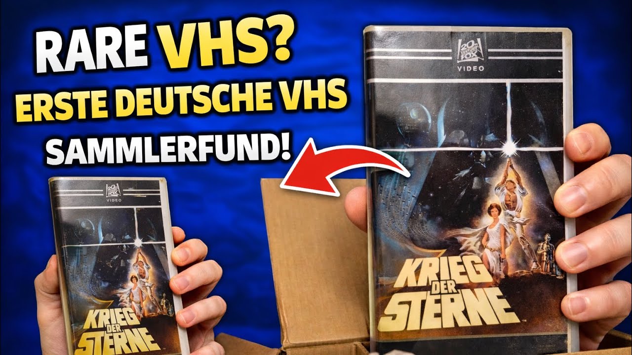 Krieg der Sterne VHS Erstauflage von 1982 Vorstellung