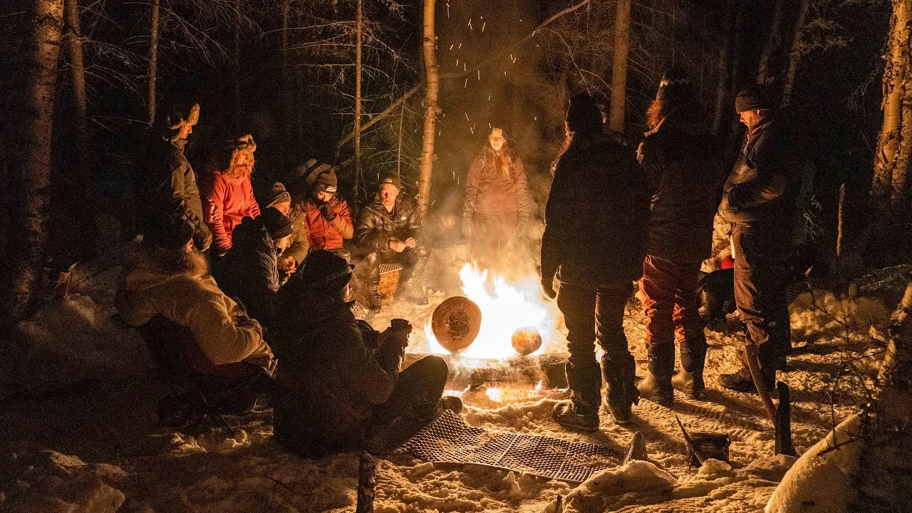 2 Nights Winter Camping with YouTube Camping Legends