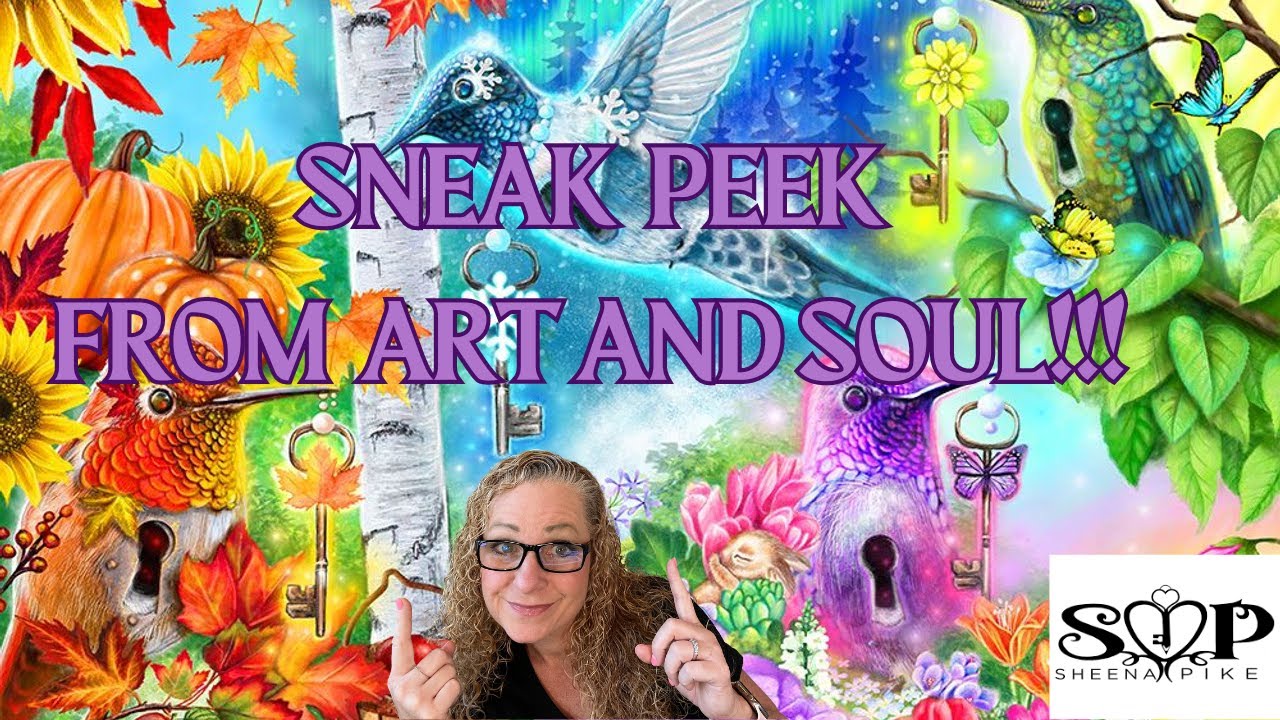 SNEAK PEEK!!!  Art and Soul Diamond Painting  || Sheena Pike