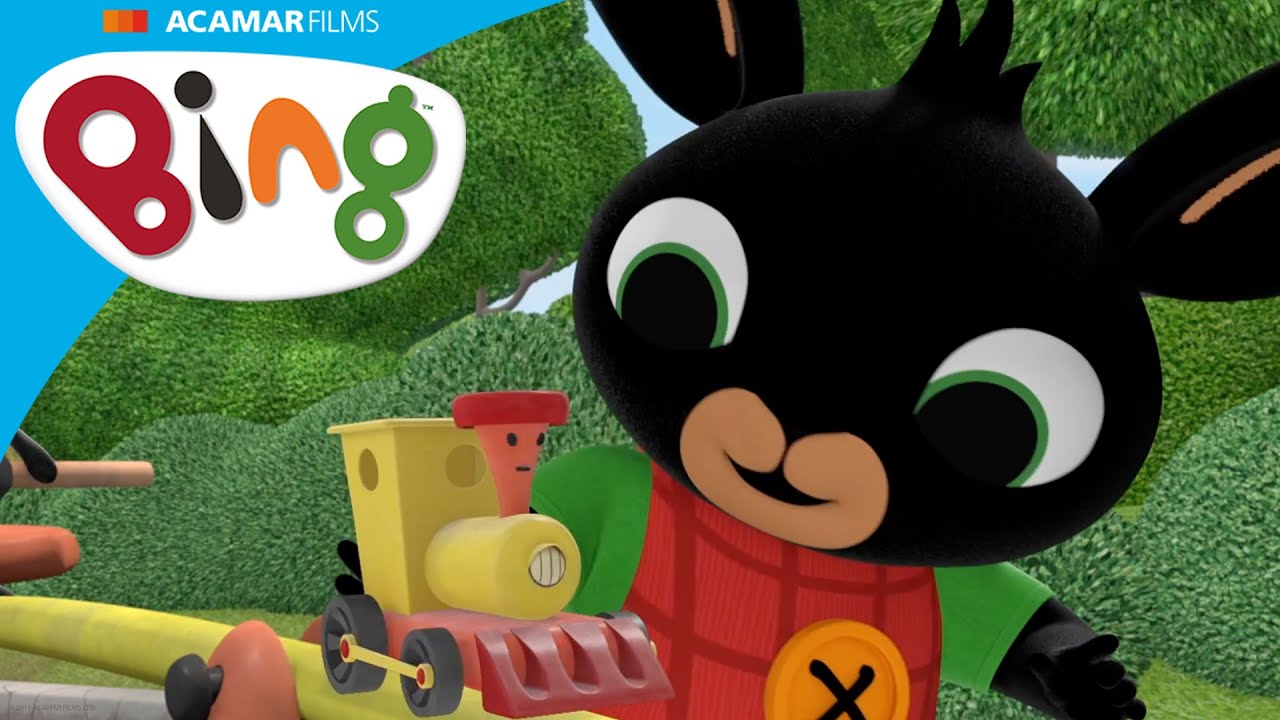 &iexcl;Bing y Pando est&aacute;n en el parque jugando con el tren de Bing! | Bing Espa&ntilde;ol Latino