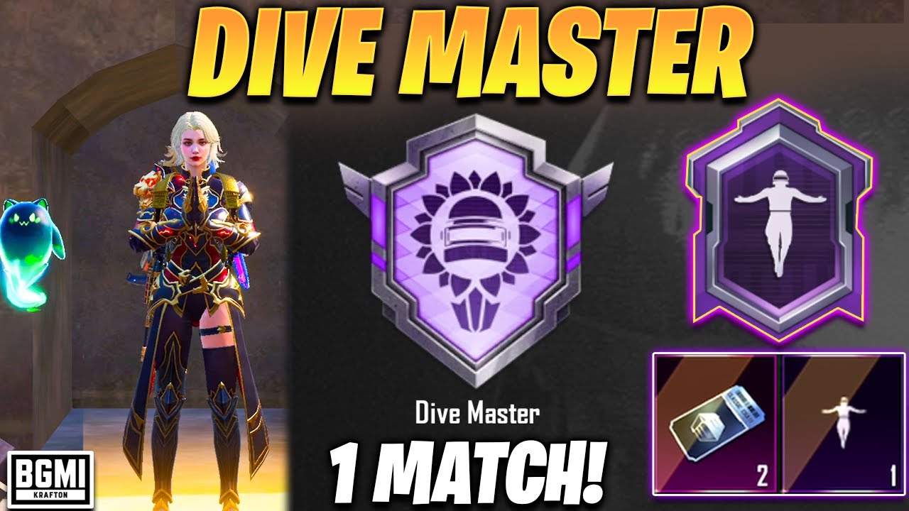 😍EASY WAY TO COMPLETE DIVE MASTER BGMI EXCLUSIVE ACHIEVEMENTS IN 1 MACTH || GET FREE TITLE + COUPONS