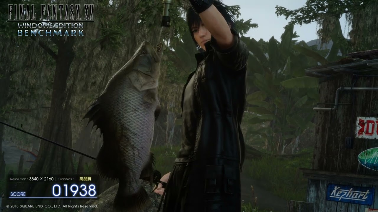 【FF15ベンチ】Final Fantasy XV Windows Edition 4k最高設定【雪胤】