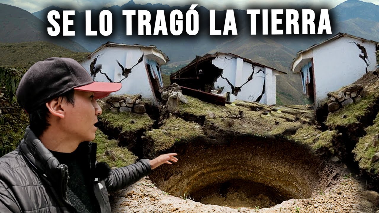 Un EXTRAÑO PUEBLO fue TRAGADO por la TIERRA, en los andes del Perú ⛰️😱