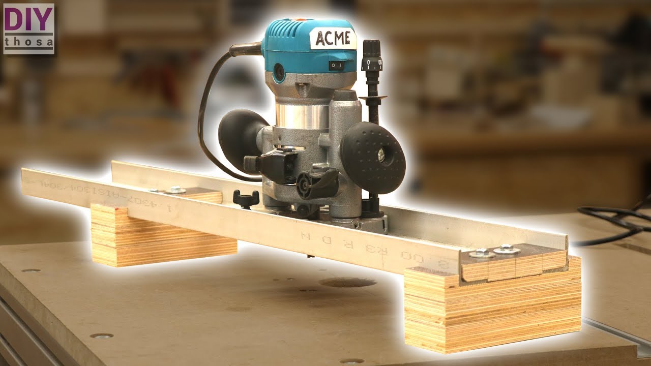 THE BEST Router Planing JIG / Flattening Sled - Oberfräse Planfräsen