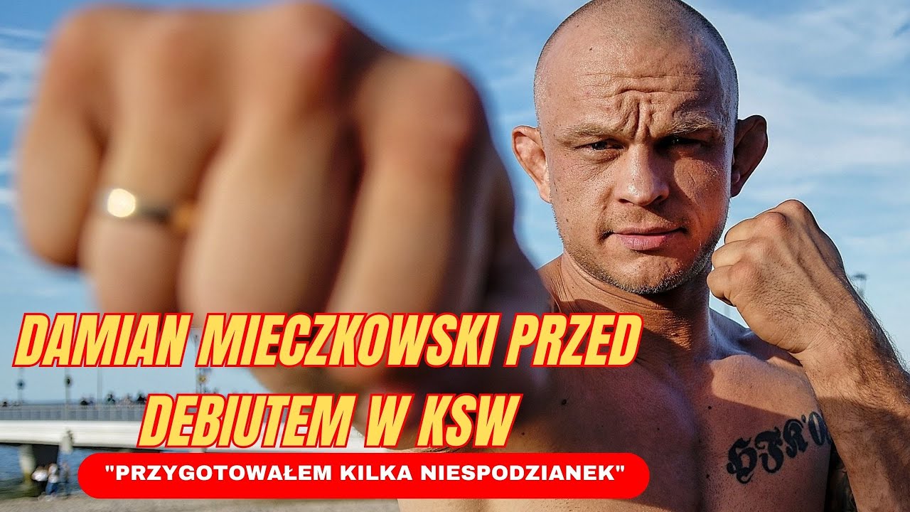 Damian Mieczkowski przed debiutem w KSW