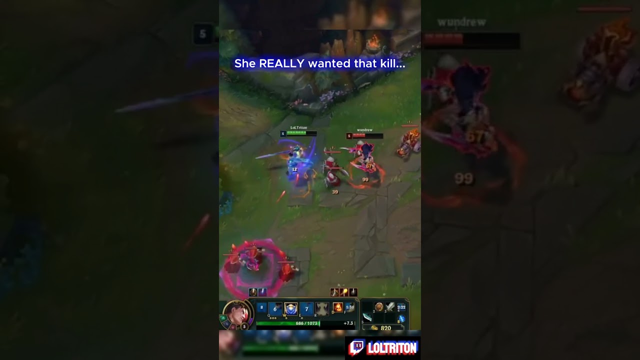 This Diamond Katarina tries to all in Garen... #leagueoflegends #shorts