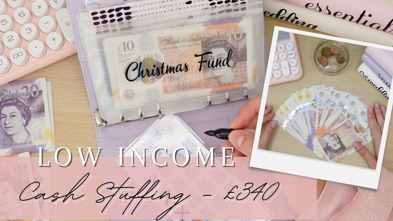 Cash Stuffing £340 - Low Income Budgeting | BudgetWithDee