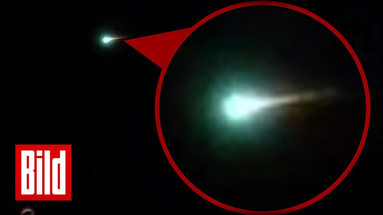 Meteorit über Deutschland - Feuerball stürzt in den Bodensee