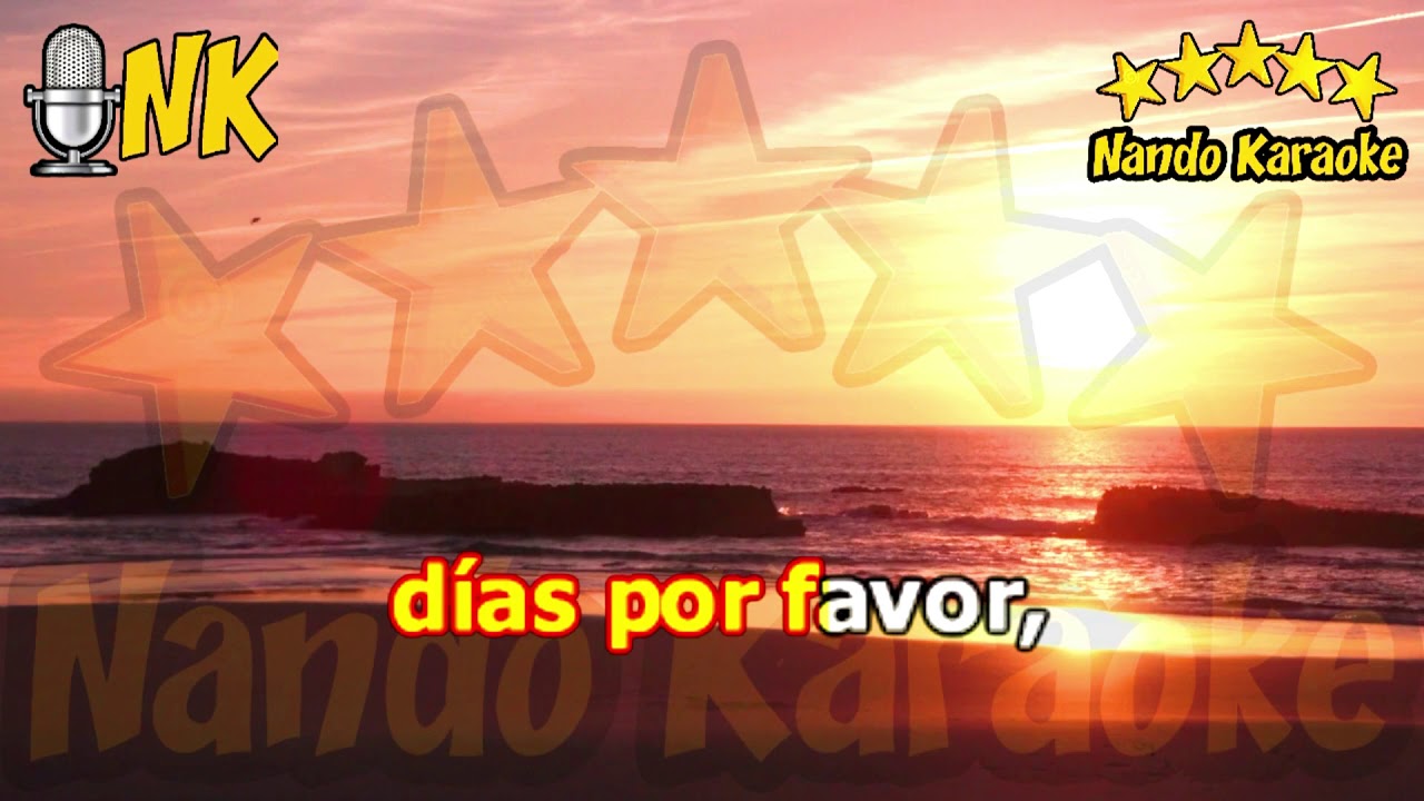 SÁLVAME LOS DÍAS - Los Iracundos Karaoke