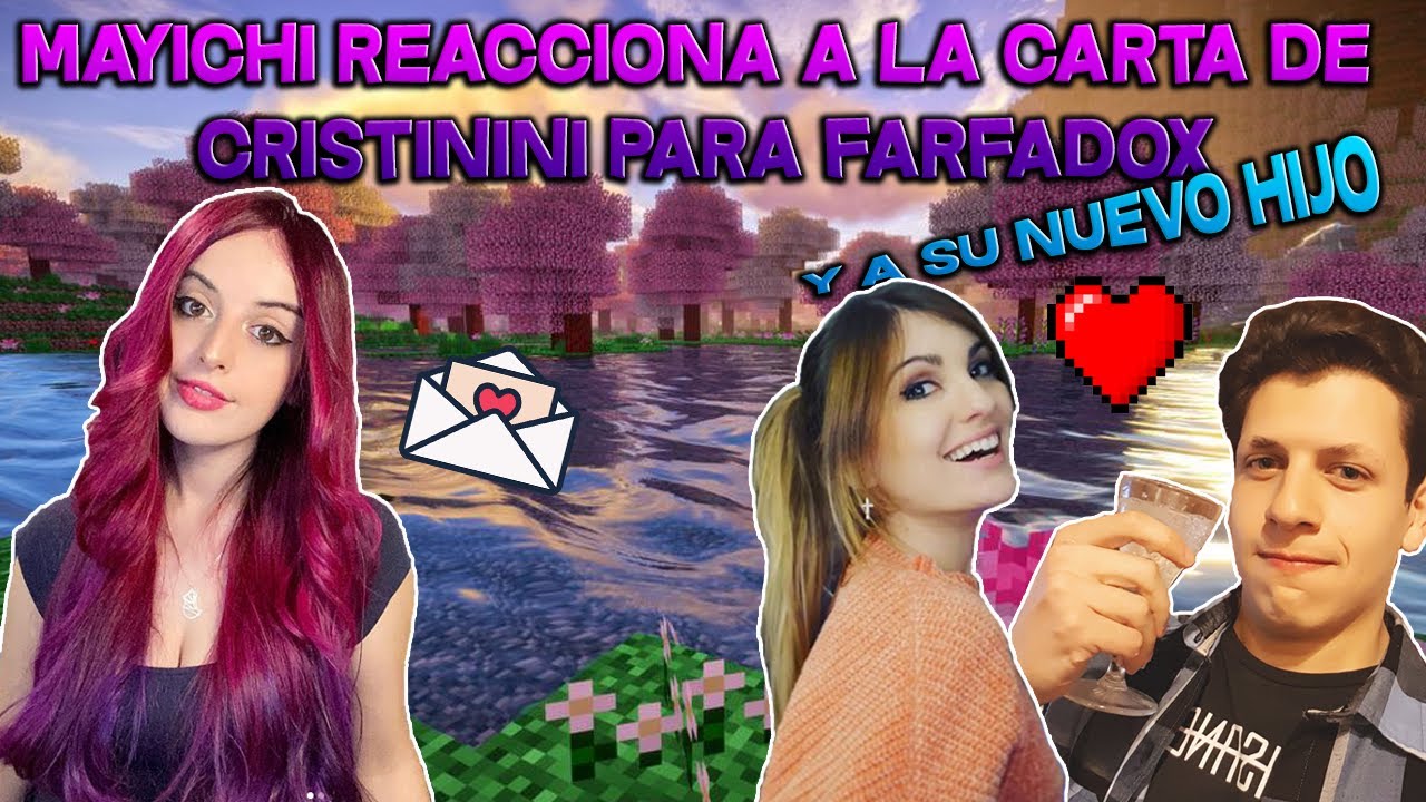 MAYICHI reacciona a la carta de CRISTININI para FARFADOX y a su nuevo hijo 🥰 | Elitecraft 2