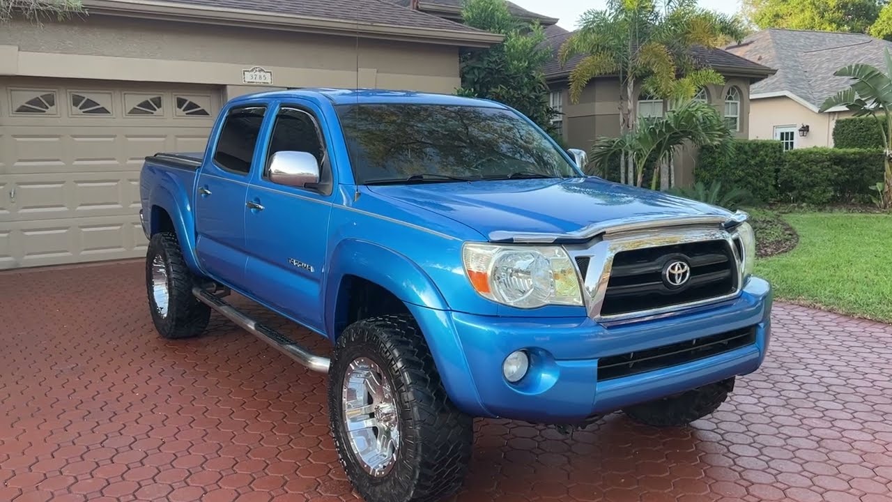 07 TOYOTA TACOMA PRERUNNER DOUBLE CAB 4DR TRD OFF-ROAD PKG 6CYL AUTO RWD 285/R18/MOTO METAL FL OWNED