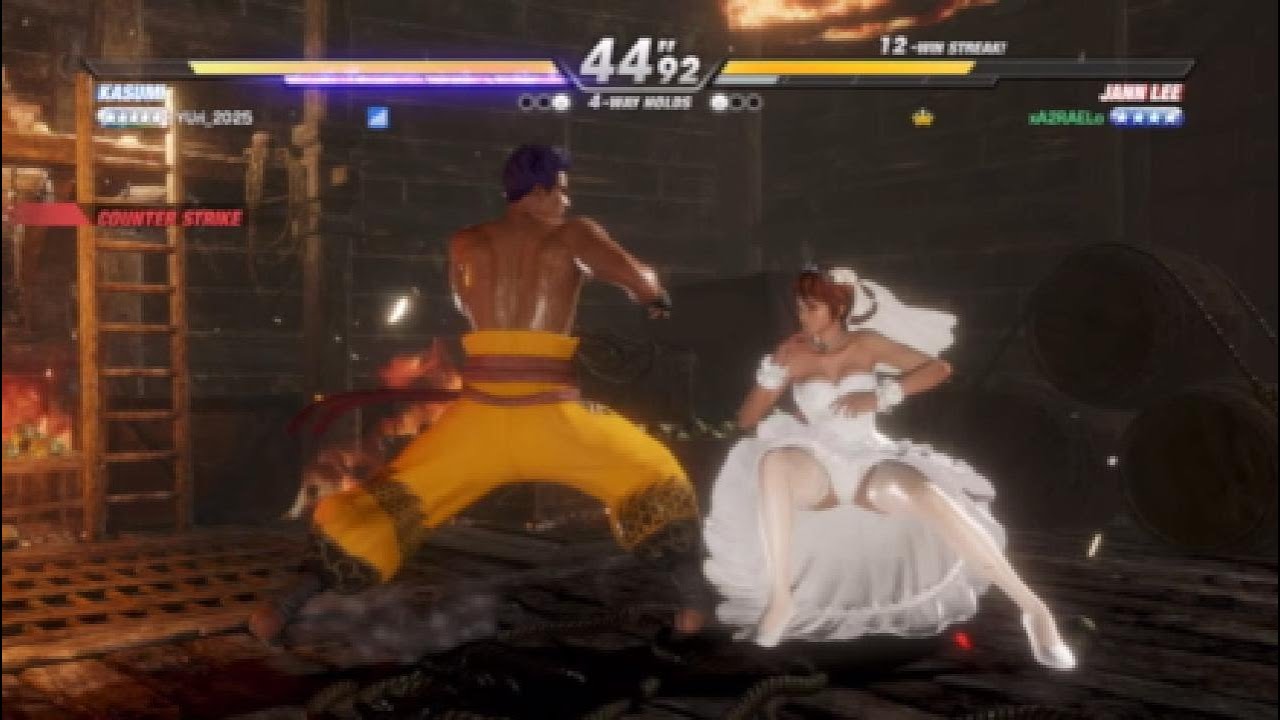 DOA6 Top level Ranked Jann Lee vs Kasumi