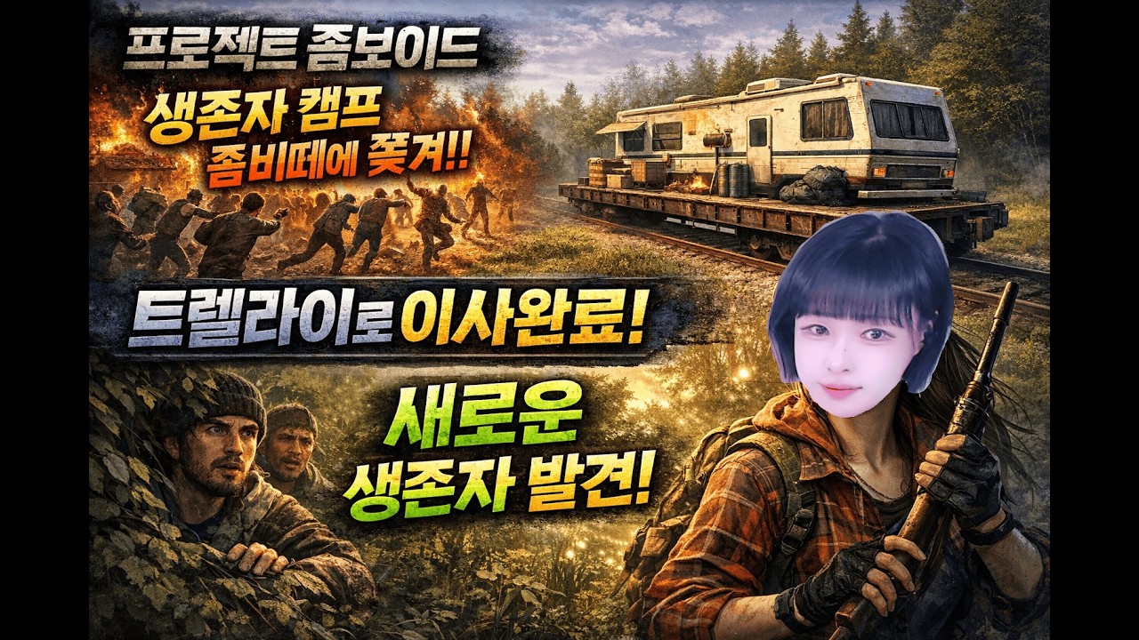 🟡프로젝트좀보이드🟣 트렐라이로 이사해서 생존자 캠프 다시 재건 하기