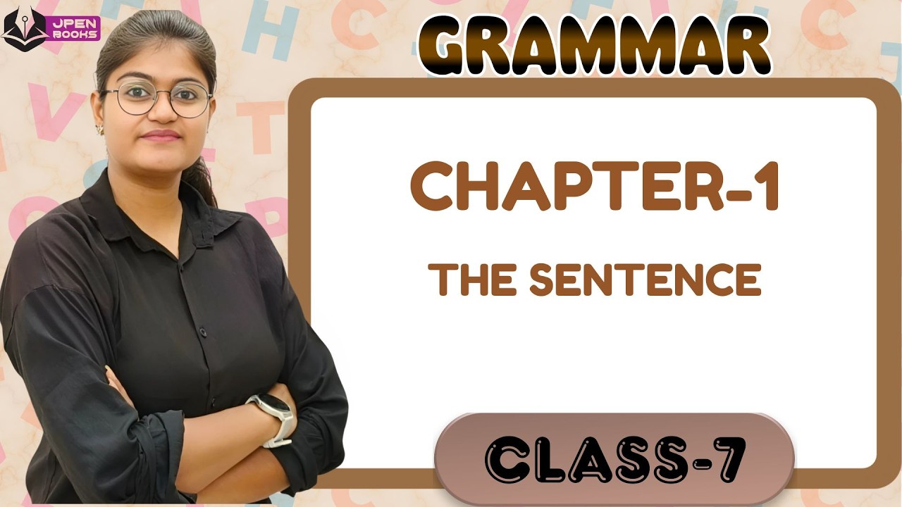 JPEN BOOKS | GRAMMAR-7 | CH-1 : THE SENTENCE