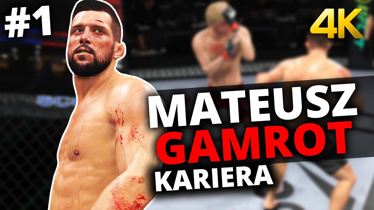 MATEUSZ GAMROT KARIERA - GAMER WBIJA DO KLATKI! | UFC 4 PL PS5 [odc. 1]