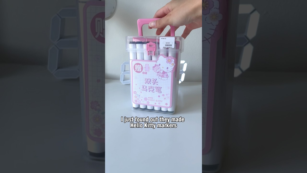 Я только что узнала о маркерах Hello Kitty!