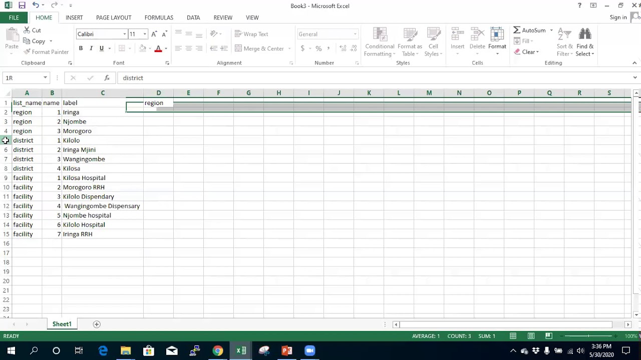 How to create cascade select question in kobotoolbox