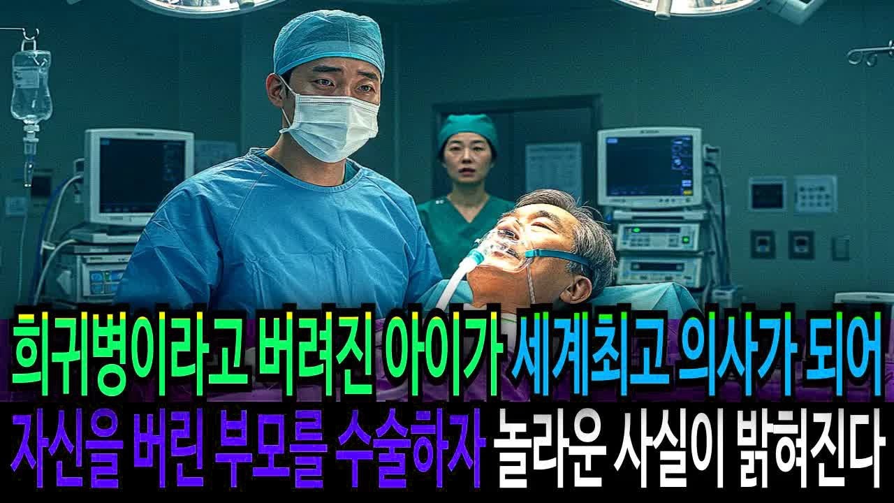 희귀병이라고 버려진 아이가 30년 후에 세계최고 의사가 되어 자신을 버린 부모를 수술하자 놀라운 사실이 밝혀졌다