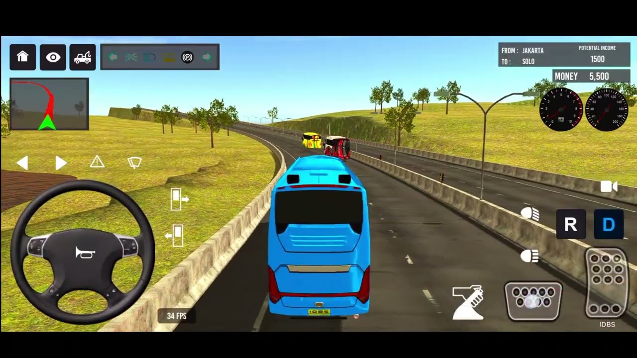 Bus Simulator Indonesia Coach bus driving | Euro bus simulator 2025 Android gameplay
