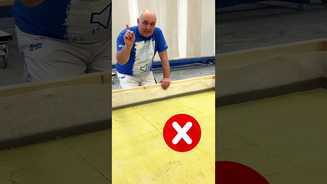 Izolacija suhomontažnog poda  - Hodanje po izolaciji