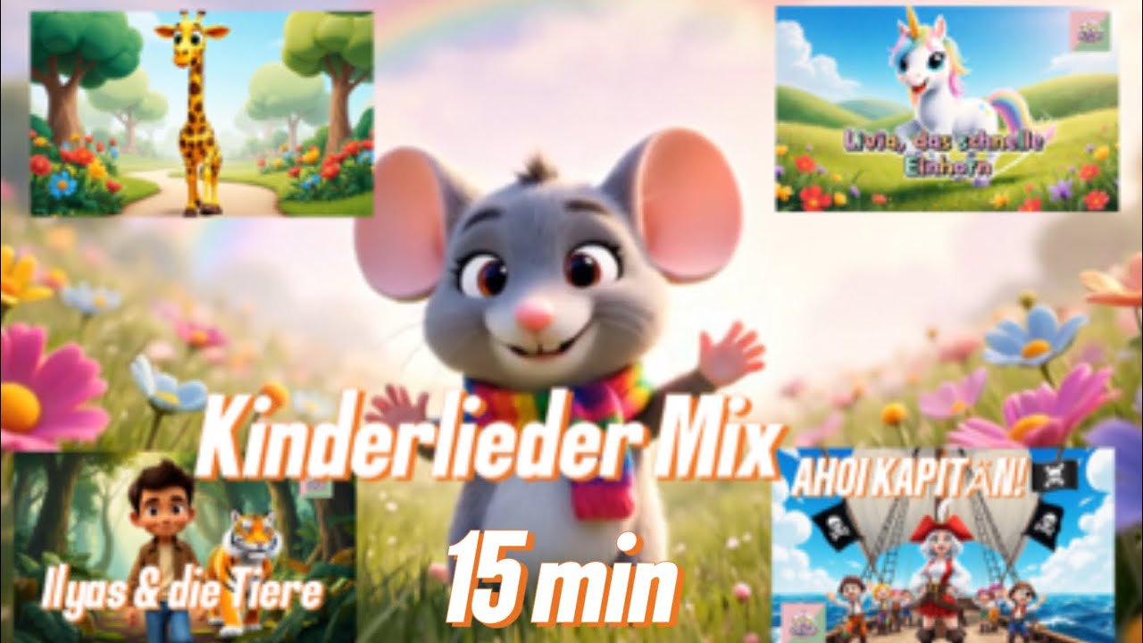 Kinderlieder Mix 🎶 | 15 Minuten Mitsingen & Tanzen 🐭🚜🏴‍☠️ | MiniLied-Land
