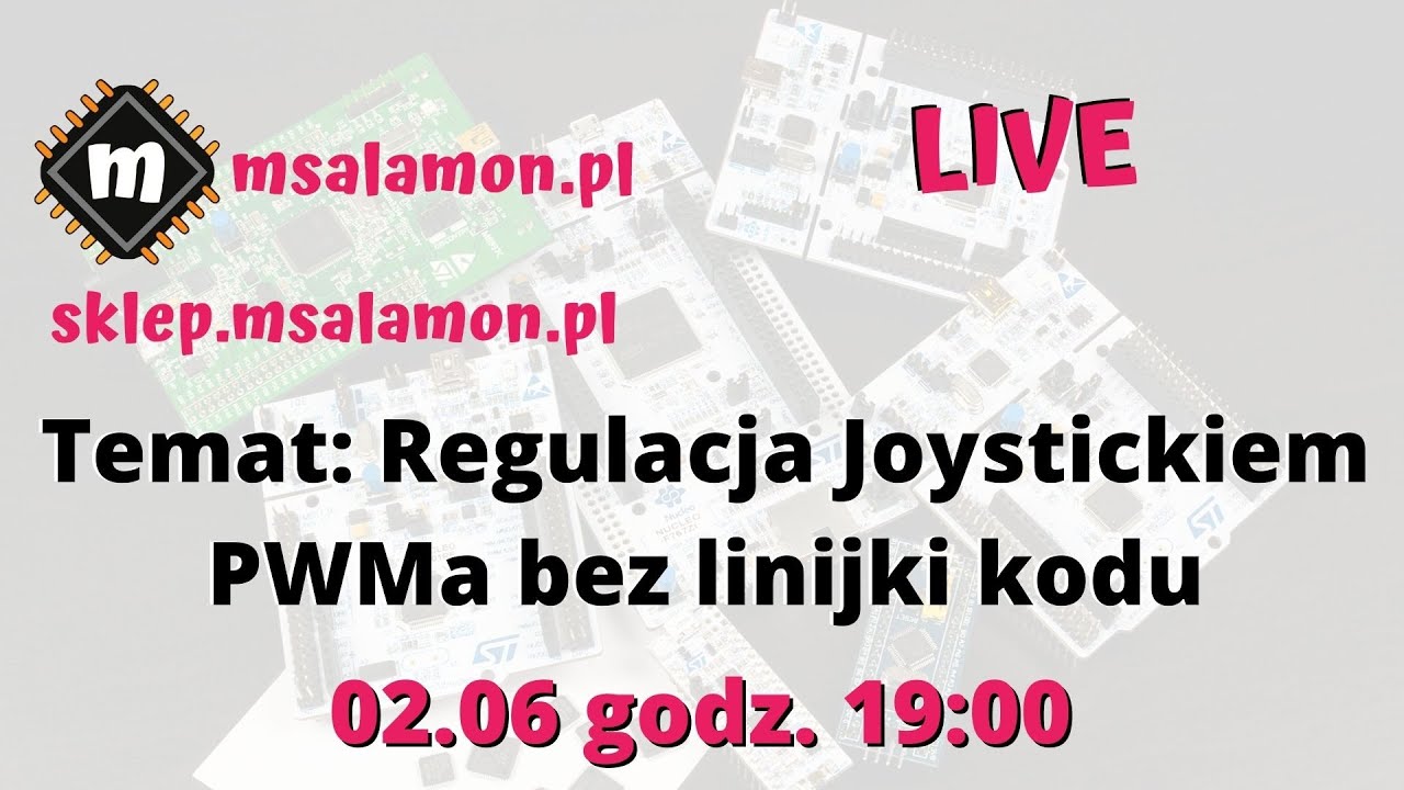 Autonomiczna regulacja PWM z pr&oacute;bek ADC - bez kodu | LIVE #6