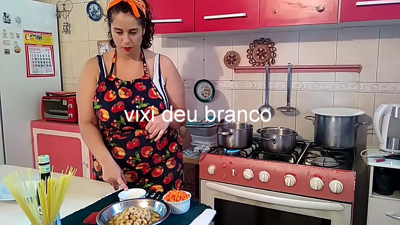 Comida de Quarentena - Pasta e Ceci ou Macarr&atilde;o e Gr&atilde;o de Bico