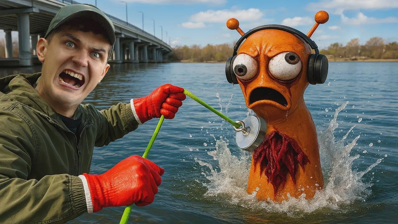 Terrifying Finds from Magnet Fishing near the Sunken SPRUNKI!