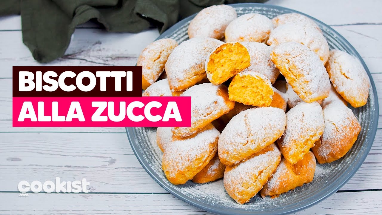 Biscotti alla zucca: la ricetta dei dolcetti morbidi e golosi senza burro