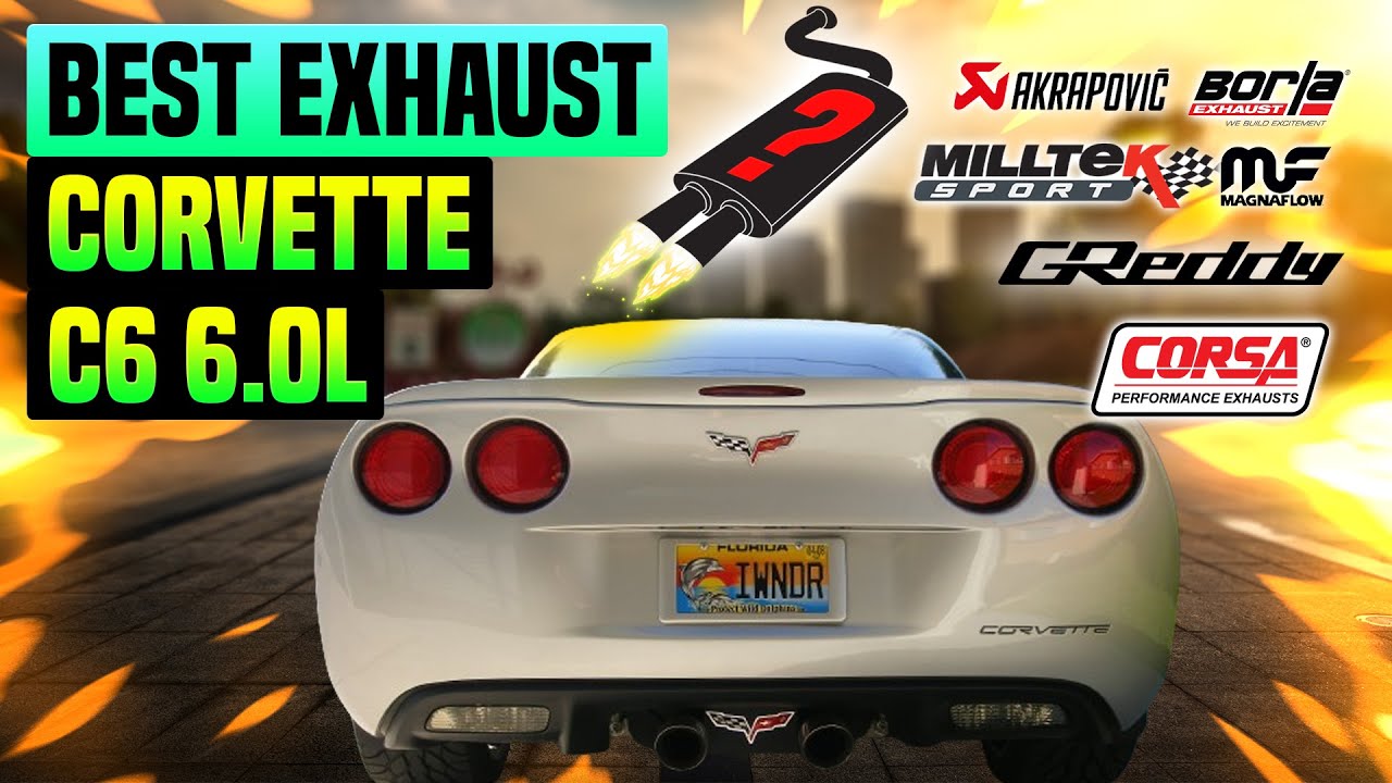 Chevrolet Corvette Exhaust Sound C6 6.0L 🔥 Straight Pipe,Acceleration,Mods,Upgrade,Review,Borla+