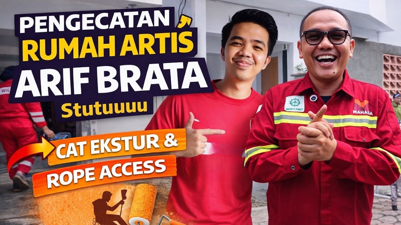 Pengecatan Rumah & Studio Artis #arifbrata | #Mowilex Full Interior Eksterior | PART 1