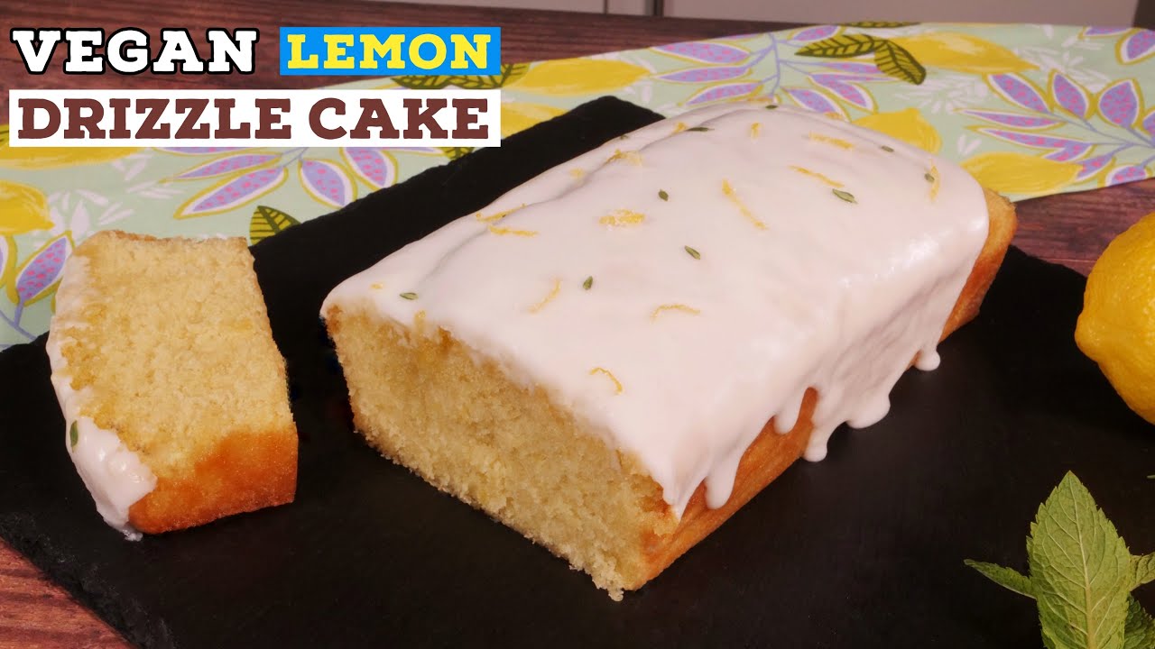 Vegan Lemon Drizzle Cake Recipe | Eggless Cake | Just Cook!