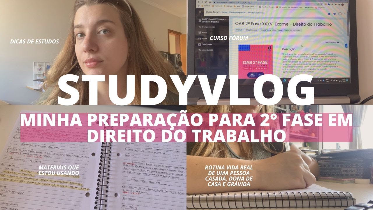 Studyvlog • Minha preparação para 2° fase da OAB