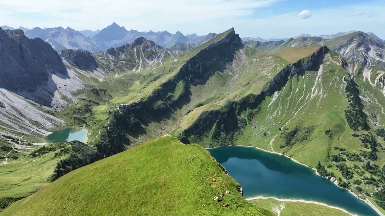 Rundflug um die Landsberger Hütte und die angrenzenden Seen im Tannheimer Tal