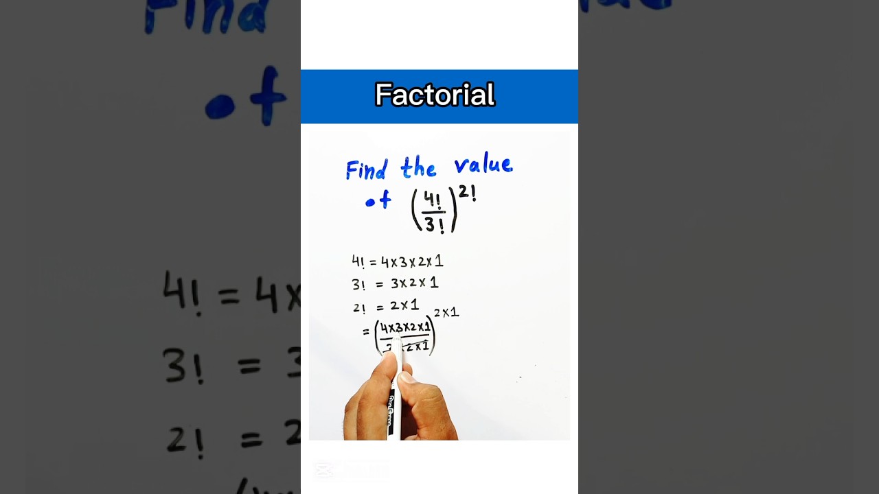 What is Factorial #maths #educational #mathematics