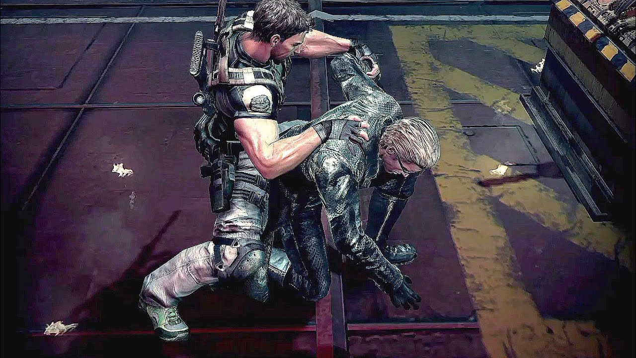 Resident evil 5 - WESKER Fight  how to beat (Chapter 6 -3)