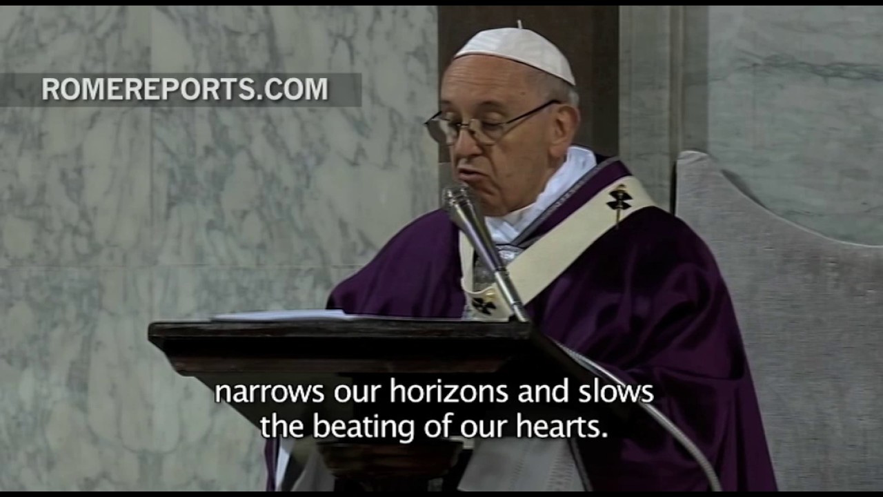 Pope on Ash Wednesday: Almsgiving, prayer and fasting is not done to soothe one's conscience