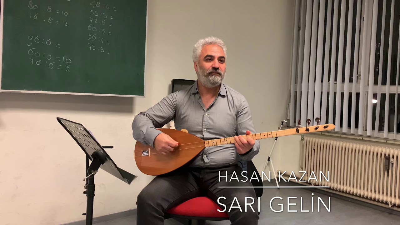 Hasan Kazan - Sarı Gelin solfej (saz bağlama ve söz)