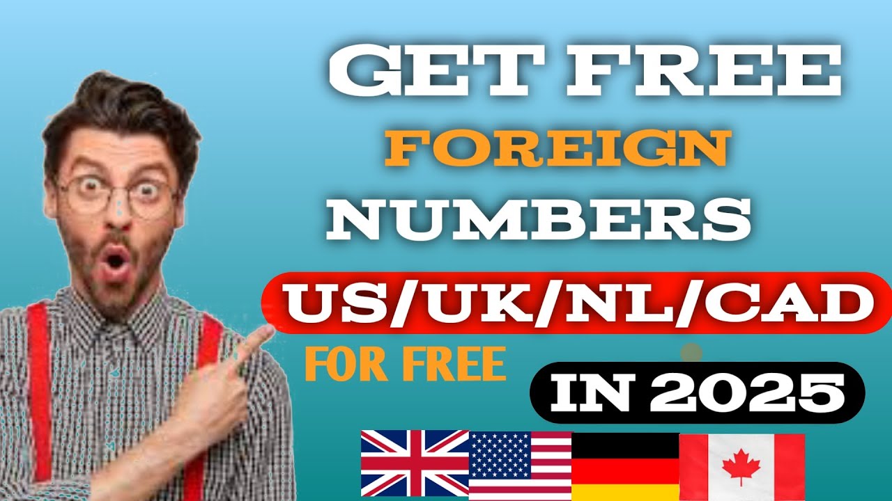 Secret Way to Get UK, USA & Canada Phone Number | 2025 Update