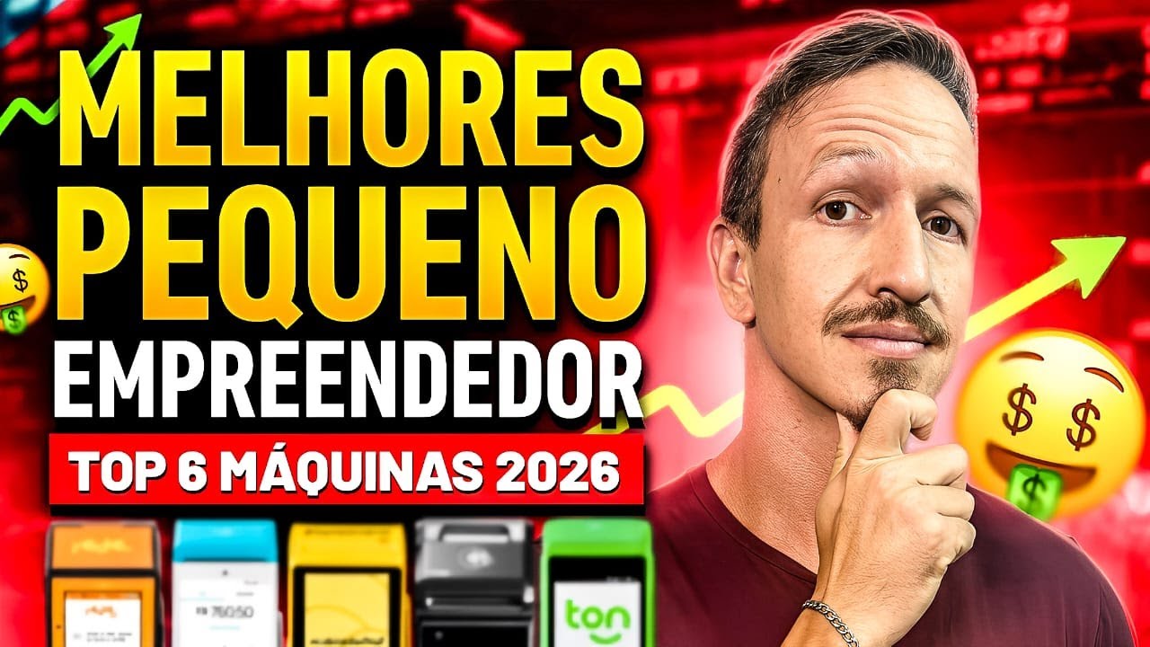 Qual a MELHOR MÁQUINA de CARTÃO para PEQUENO EMPREENDEDOR em 2026 | Análise Completa