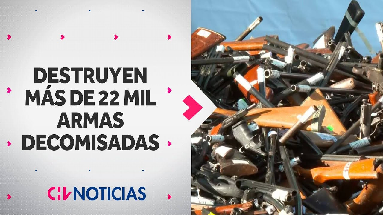 Destruyen más de 22 mil armas decomisadas en 2025: Serán usadas para construir salas psicosociales