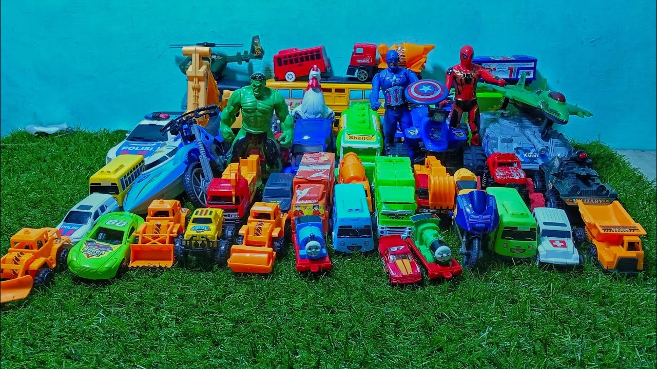 Mobil Mobilan Truk Oleng , Mobil Truk Molen, Mobil Balap, Truk Pasir, Excavator, Mobil Roket, Damkar