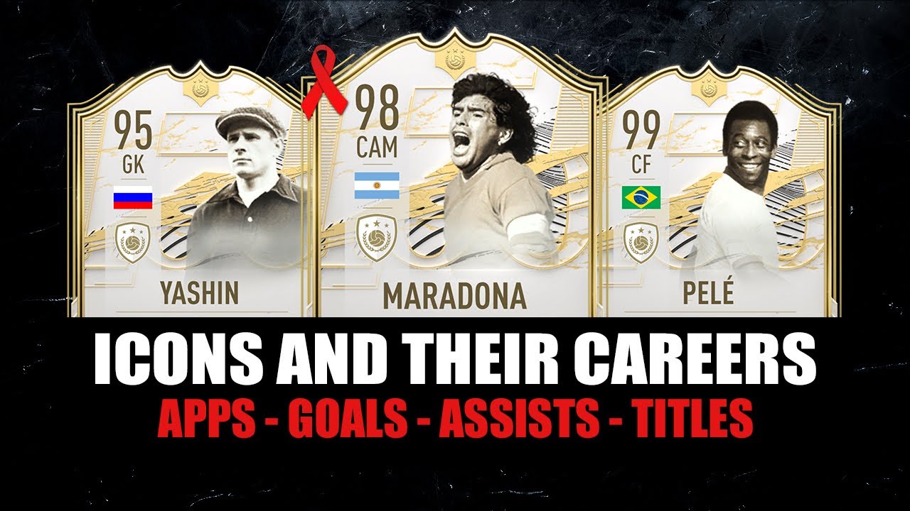 FIFA 22 | ICONS AND THEIR CAREERS! 😱🔥 ft. Pele, Maradona, Yashin...