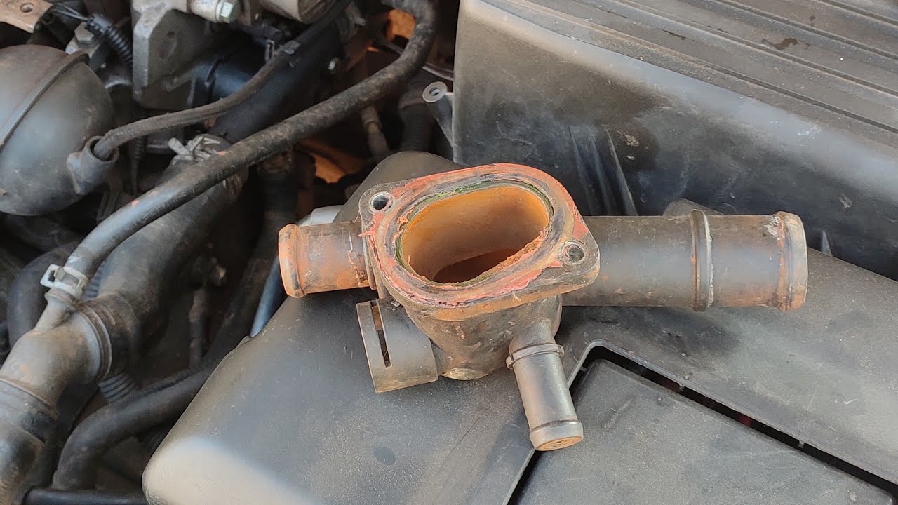 How to fix or change coolant flange in 1.9TDI Audi, volkswagen, seat, skoda car